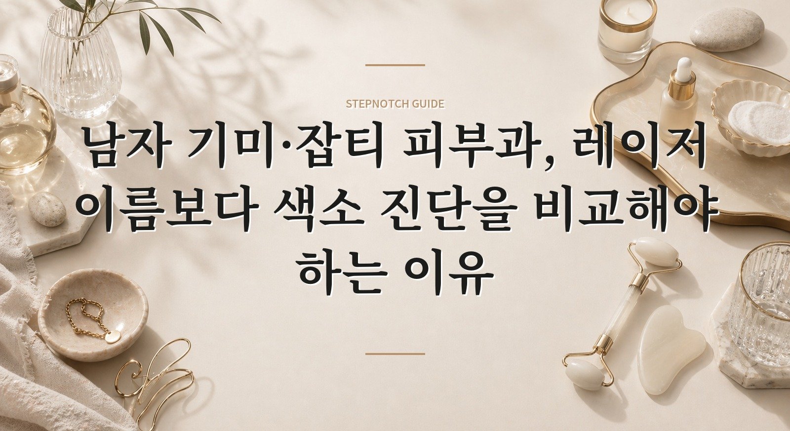 남자 기미·잡티 피부과, 레이저 이름보다 색소 진단을 비교해야 하는 이유 핵심 정보