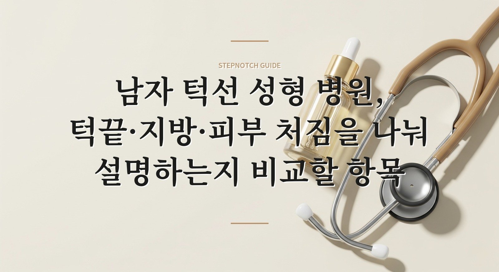 남자 턱선 성형 병원, 턱끝·지방·피부 처짐을 나눠 설명하는지 비교할 항목