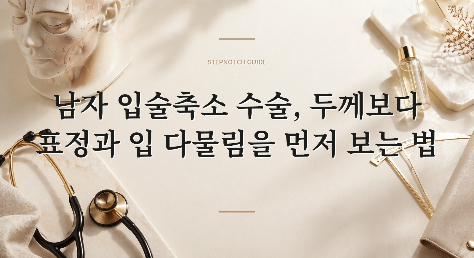 남자 입술축소 수술, 두께보다 표정과 입 다물림을 먼저 보는 법 핵심 정보