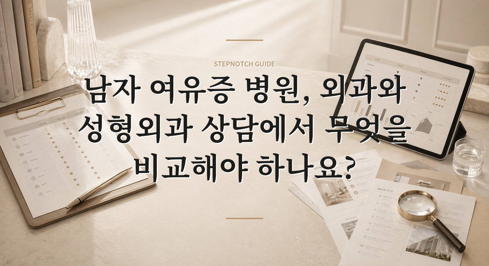 남자 여유증 병원, 외과와 성형외과 상담에서 무엇을 비교해야 하나요? 핵심 정보