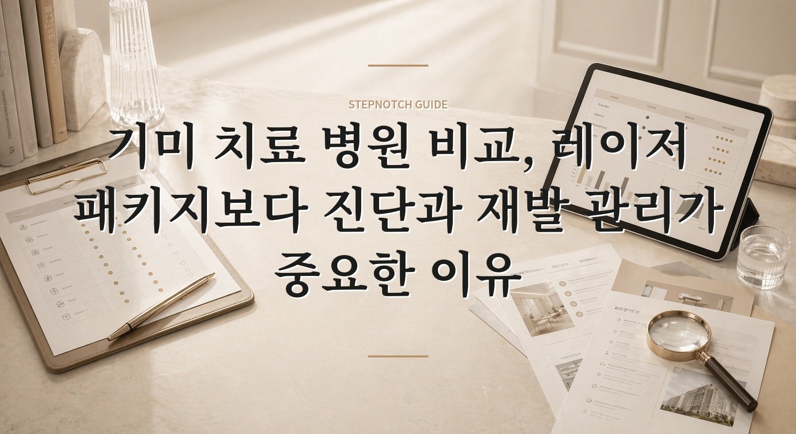 기미 치료 병원 비교, 레이저 패키지보다 진단과 재발 관리가 중요한 이유 핵심 정보