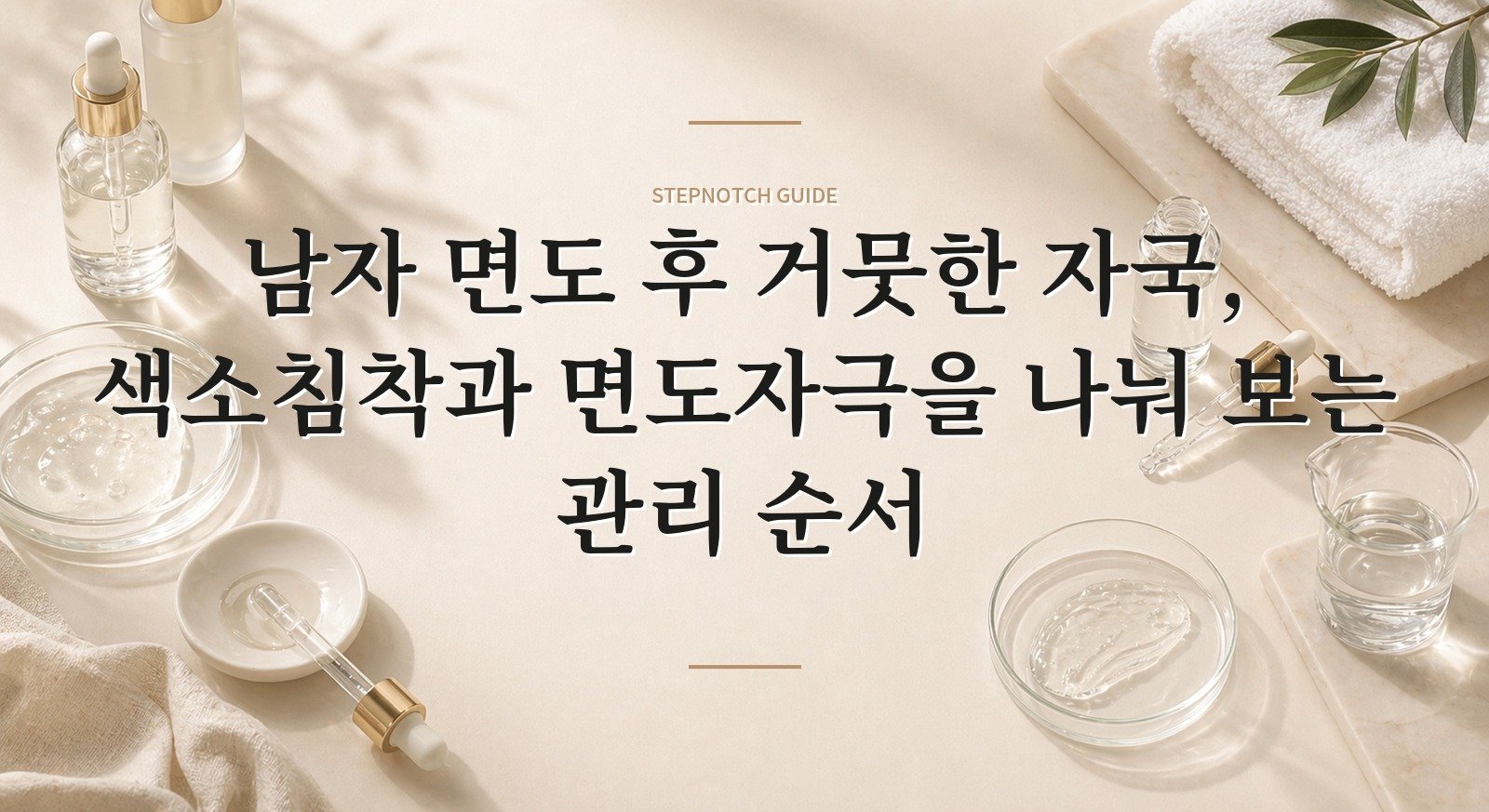 남자 면도 후 거뭇한 자국, 색소침착과 면도자극을 나눠 보는 관리 순서 핵심 정보