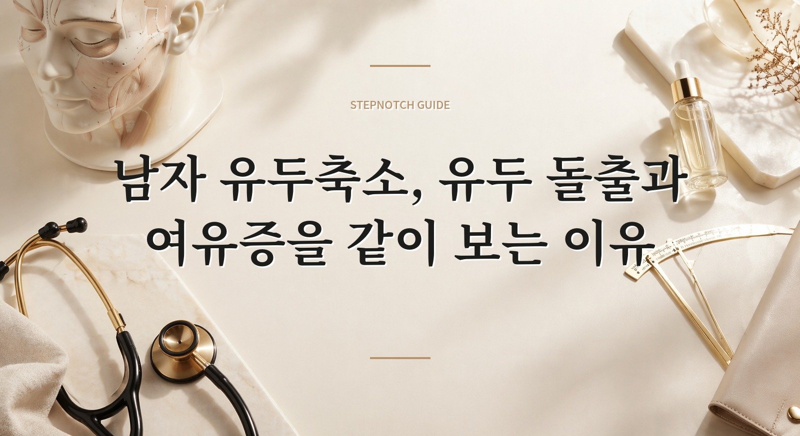 남자 유두축소, 유두 돌출과 여유증을 같이 보는 이유 핵심 정보