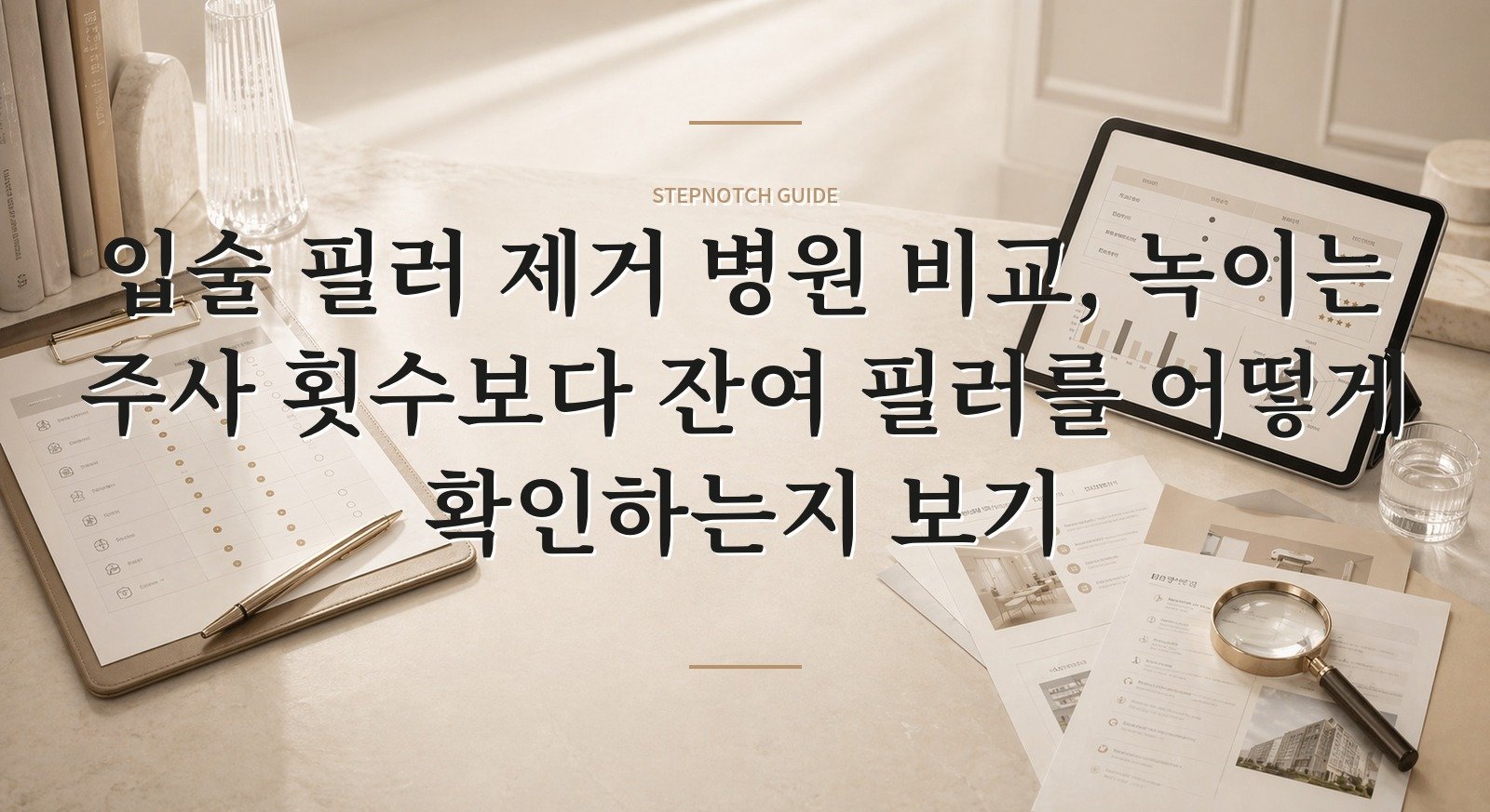 입술 필러 제거 병원 비교, 녹이는 주사 횟수보다 잔여 필러를 어떻게 확인하는지 보기 핵심 정보