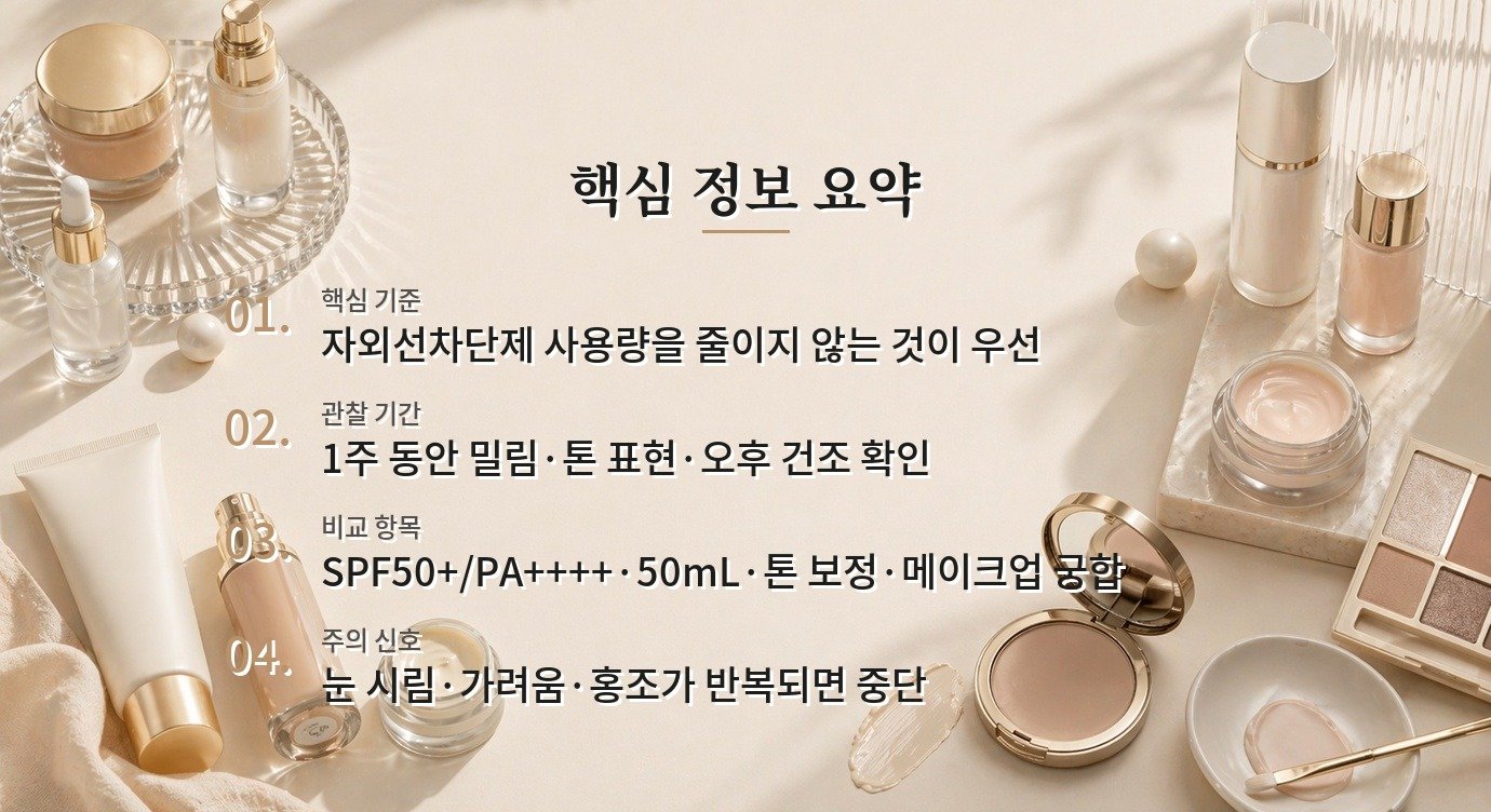 헤라 UV 프로텍터 씨씨 SPF50+/PA++++, 출근 메이크업 베이스로 쓸 때 비교 가이드