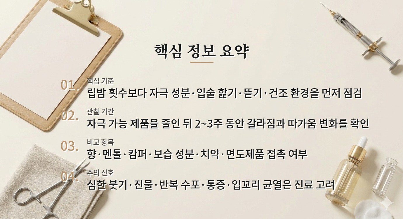 남자 입술 각질은 립밤을 자주 발라도 왜 계속 생기나요? 비교 가이드