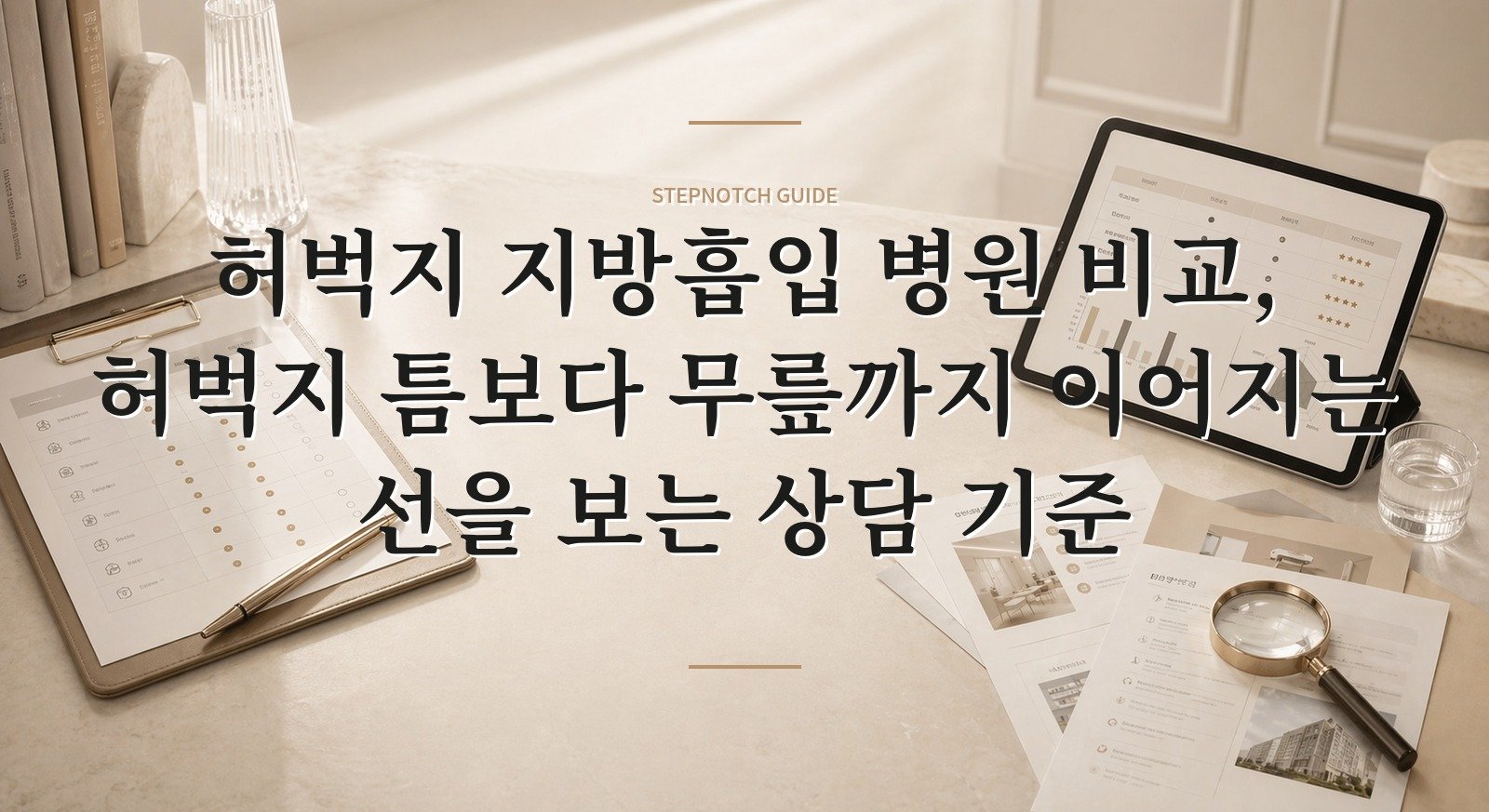 허벅지 지방흡입 병원 비교, 허벅지 틈보다 무릎까지 이어지는 선을 보는 상담 기준 핵심 정보