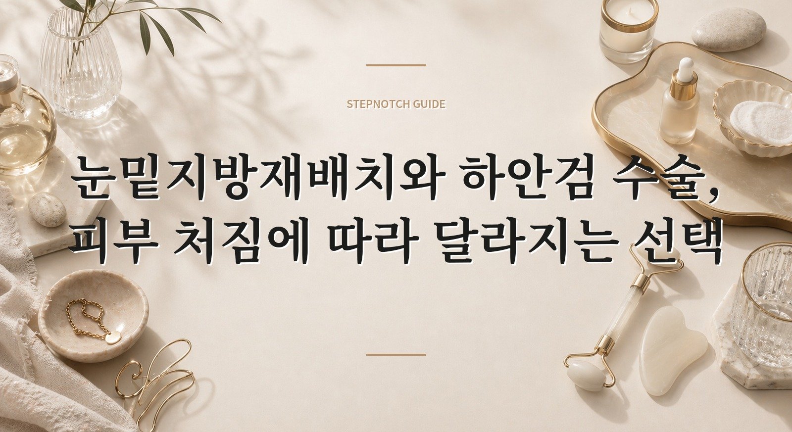 눈밑지방재배치와 하안검 수술, 피부 처짐에 따라 달라지는 선택 핵심 정보