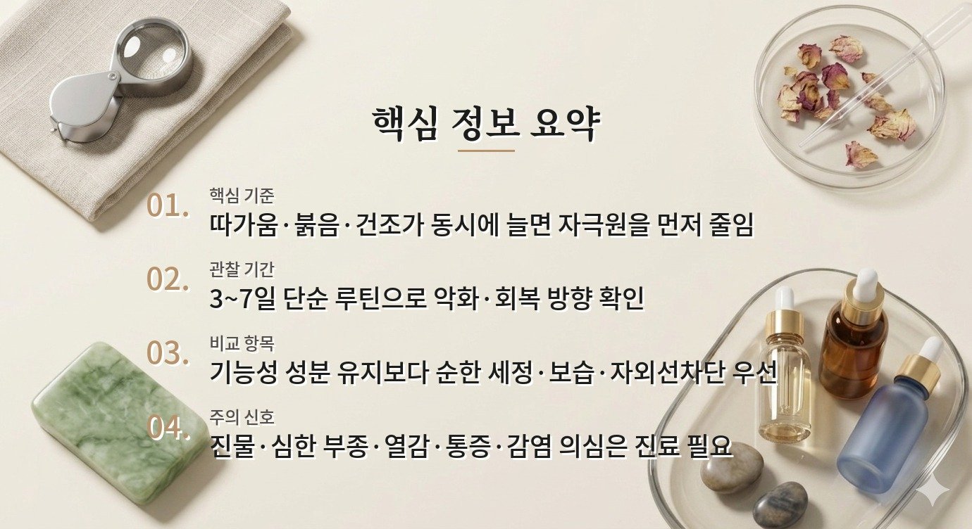 피부 장벽이 무너졌다고 느낄 때 기능성 화장품을 쉬어야 하나요? 비교 가이드