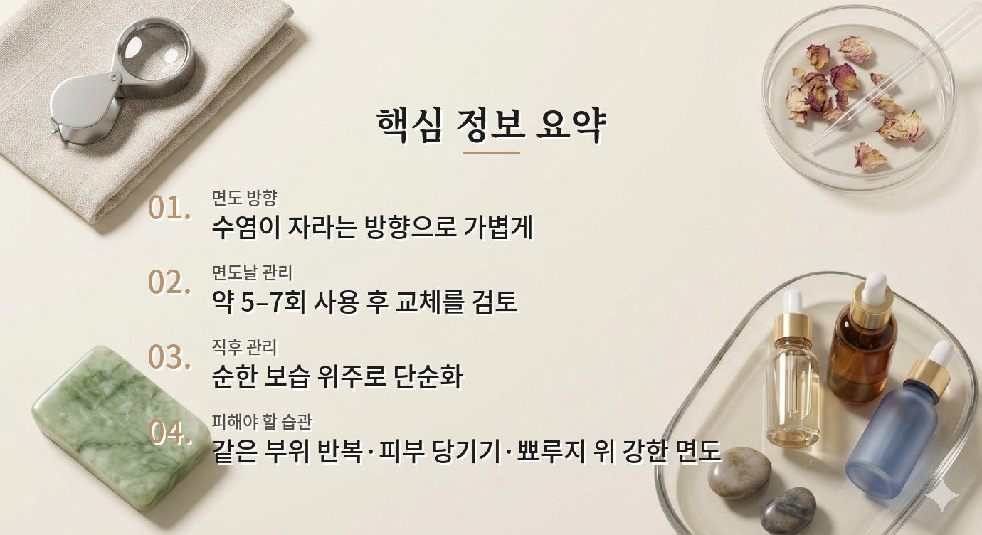 남자 면도 후 붉은기와 뾰루지를 줄이는 피부 관리 순서 비교 가이드