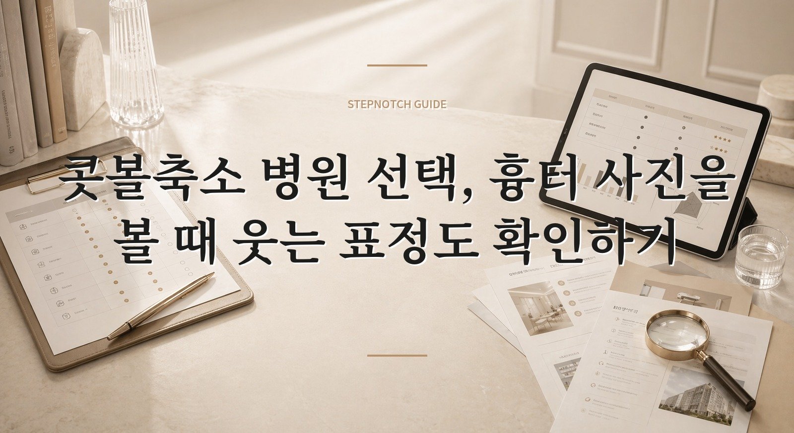콧볼축소 병원 선택, 흉터 사진을 볼 때 웃는 표정도 확인하기 핵심 정보