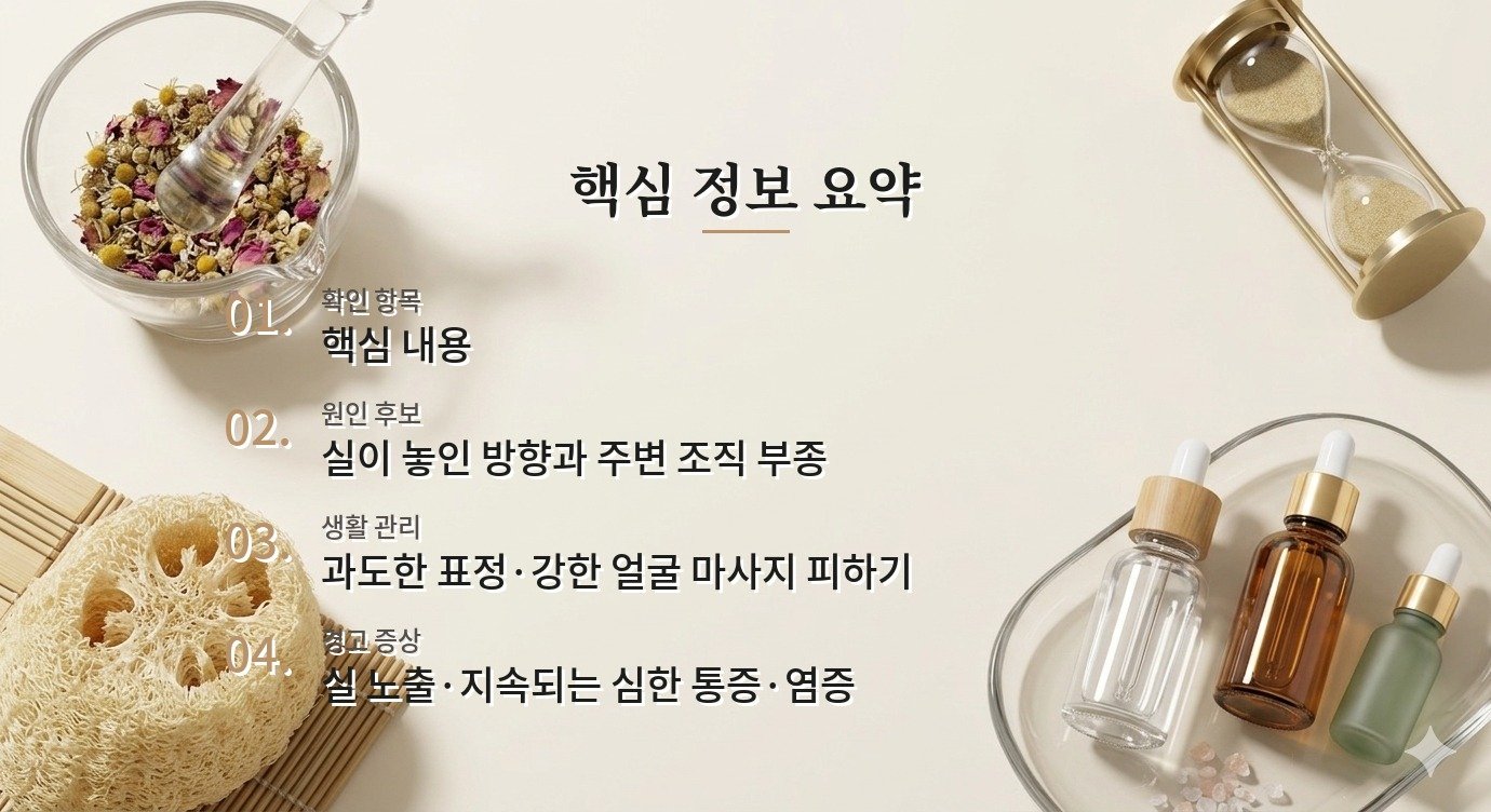 실리프팅 후 입을 크게 벌릴 때 당긴다면, 회복 과정과 이상 신호 구분하기 비교 가이드