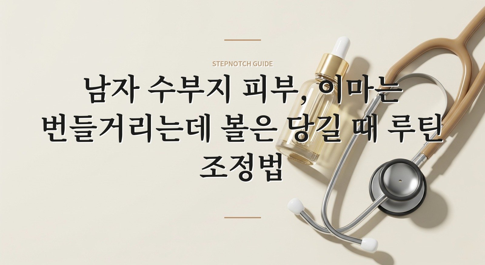 남자 수부지 피부, 이마는 번들거리는데 볼은 당길 때 루틴 조정법 핵심 정보