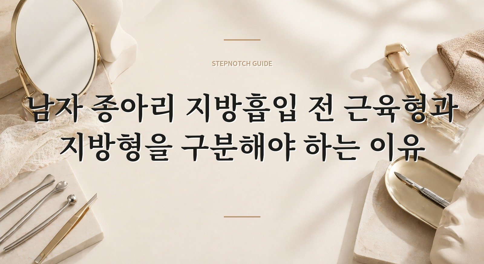 남자 종아리 지방흡입 전 근육형과 지방형을 구분해야 하는 이유 핵심 정보