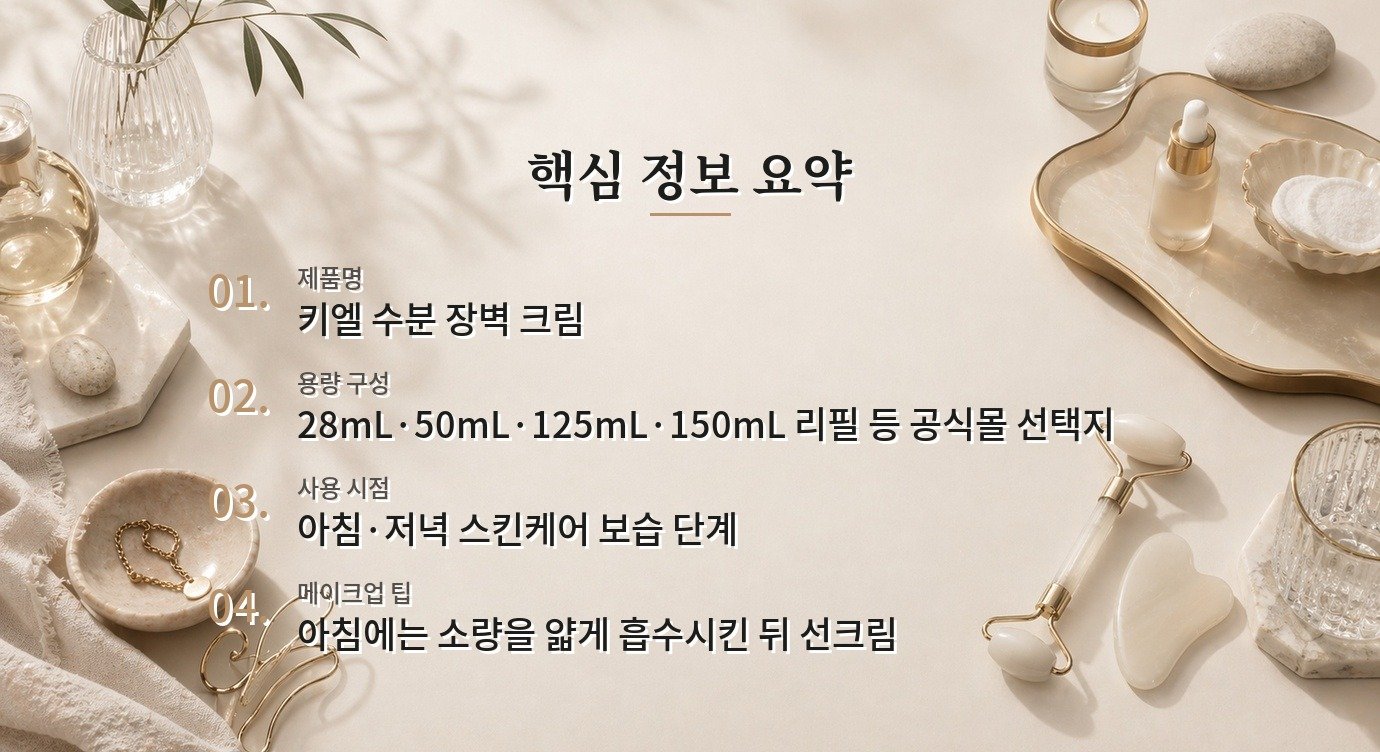 키엘 수분 장벽 크림은 메이크업 전에 발라도 밀리지 않을까요? 비교 가이드
