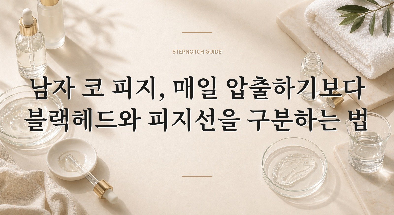 남자 코 피지, 매일 압출하기보다 블랙헤드와 피지선을 구분하는 법 핵심 정보