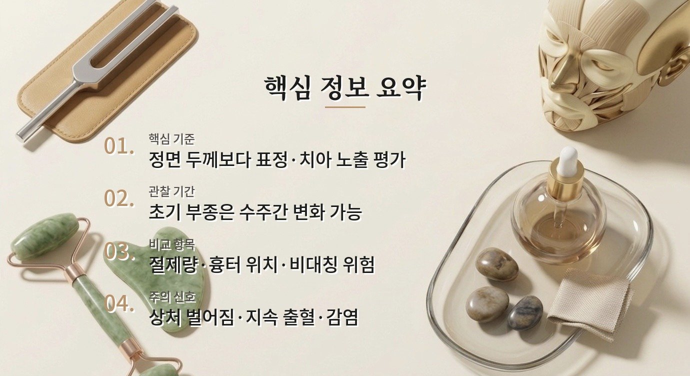 여성 입술축소, 두꺼운 입술에서 절제량보다 표정과 흉터를 먼저 볼 것 비교 가이드