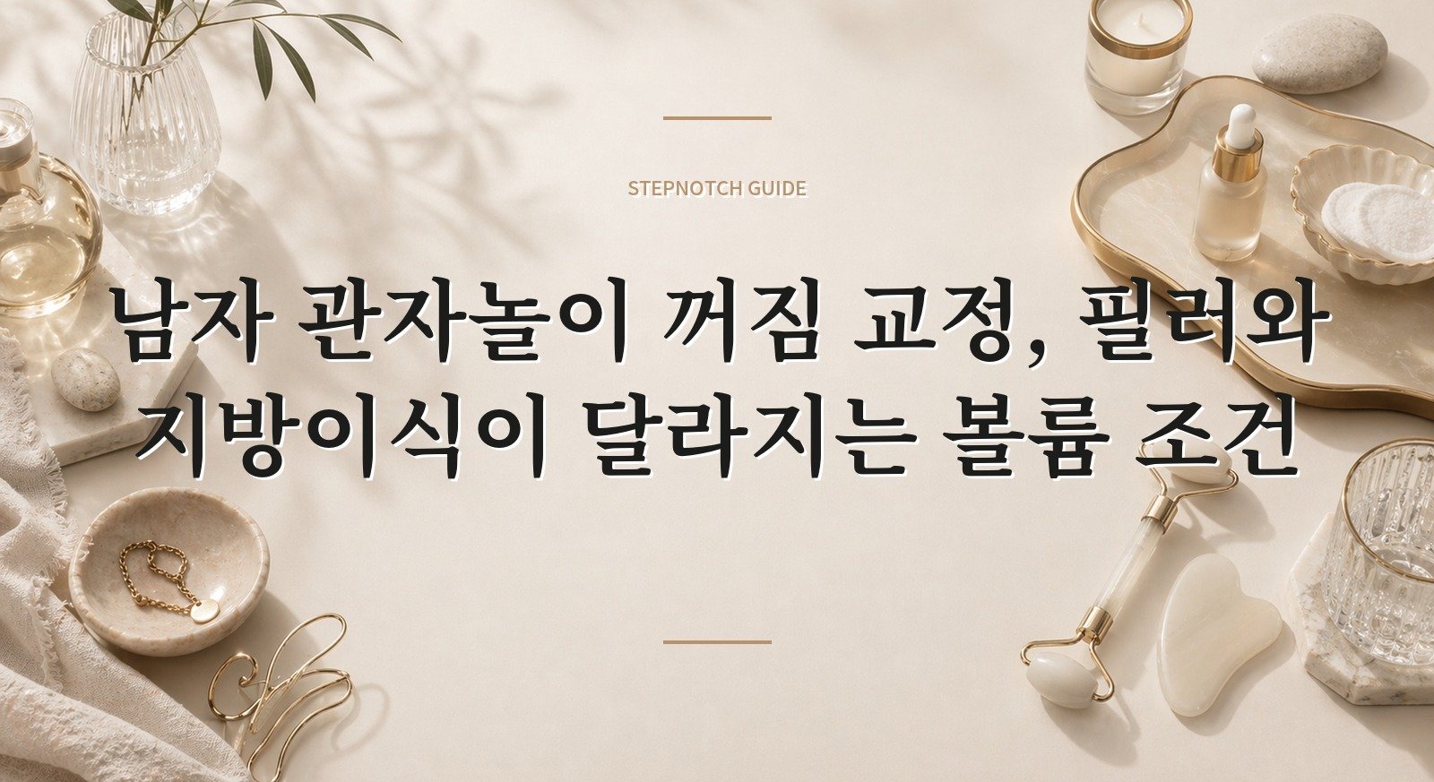 남자 관자놀이 꺼짐 교정, 필러와 지방이식이 달라지는 볼륨 조건 핵심 정보