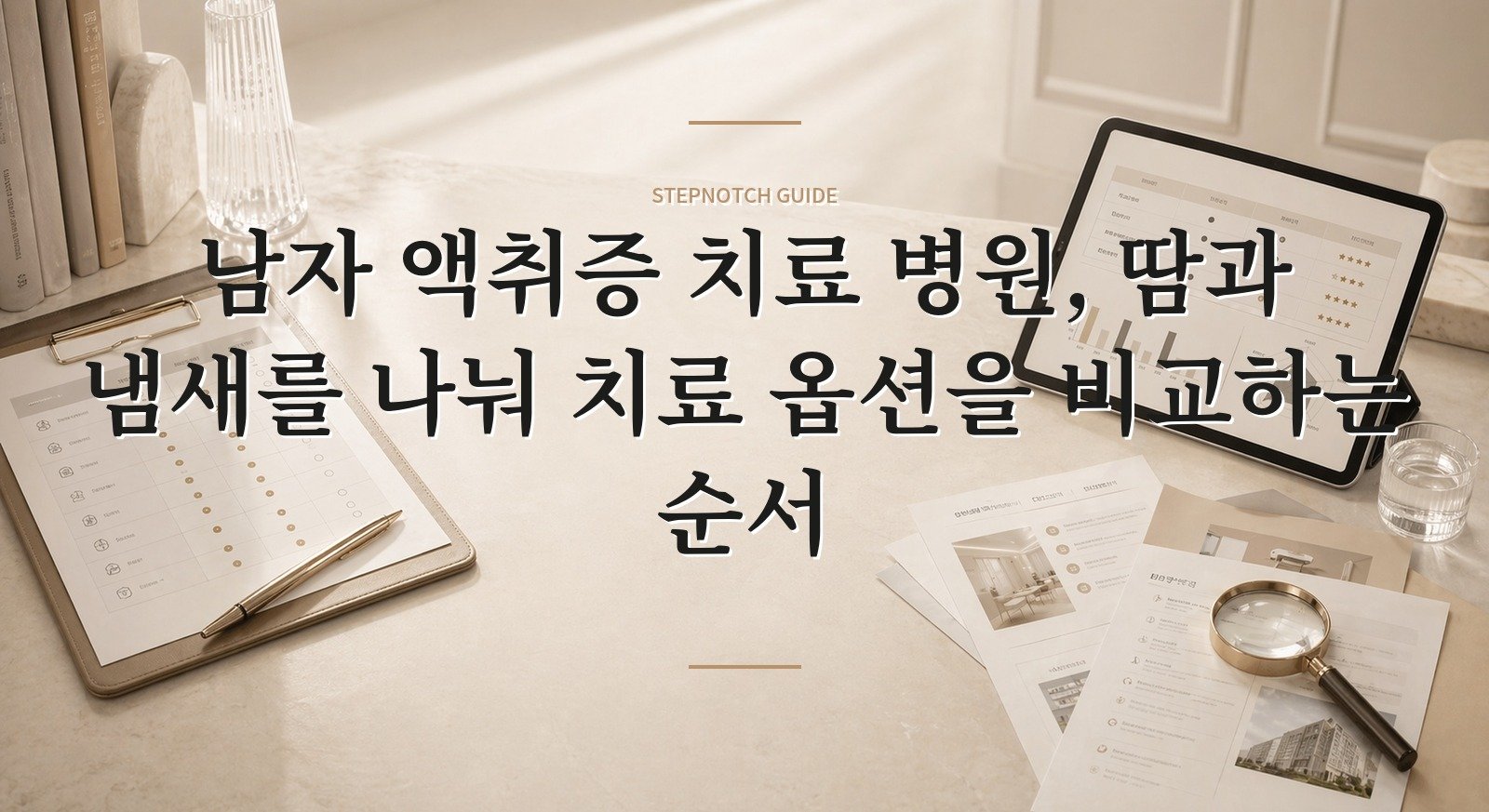 남자 액취증 치료 병원, 땀과 냄새를 나눠 치료 옵션을 비교하는 순서 핵심 정보