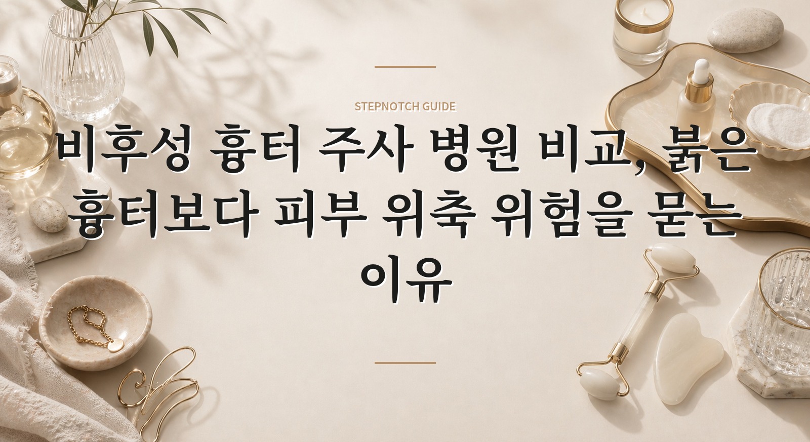 비후성 흉터 주사 병원 비교, 붉은 흉터보다 피부 위축 위험을 묻는 이유