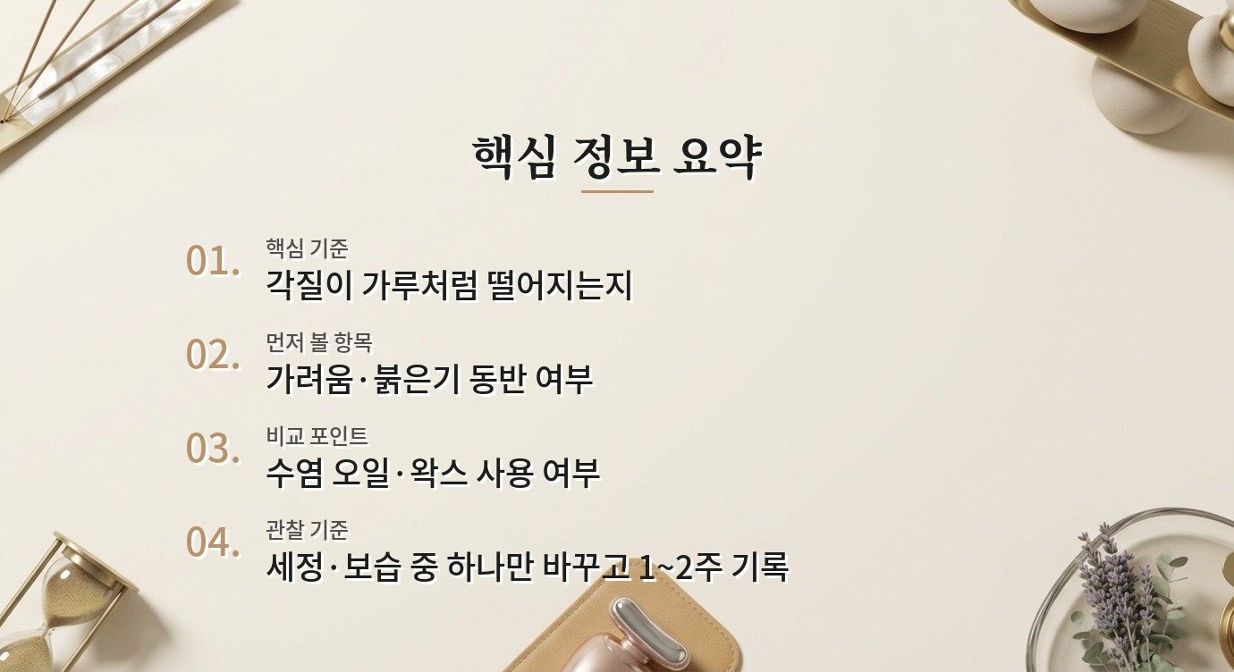 남자 수염을 기르면 턱 피부가 하얗게 일어나는 이유와 관리 순서 비교 가이드