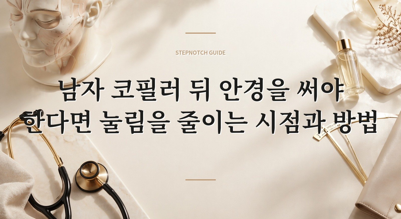 남자 코필러 뒤 안경을 써야 한다면 눌림을 줄이는 시점과 방법 핵심 정보