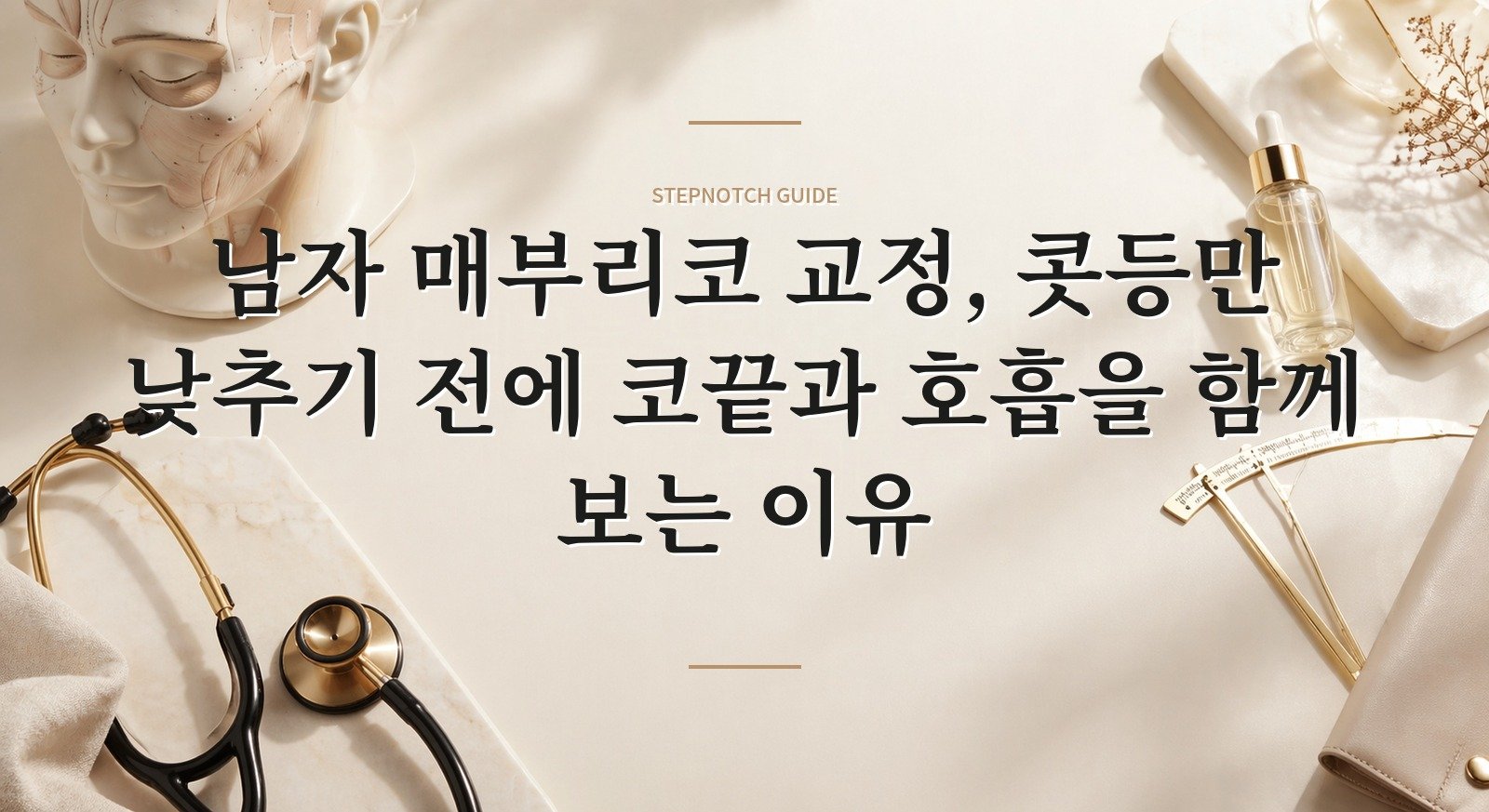 남자 매부리코 교정, 콧등만 낮추기 전에 코끝과 호흡을 함께 보는 이유 핵심 정보