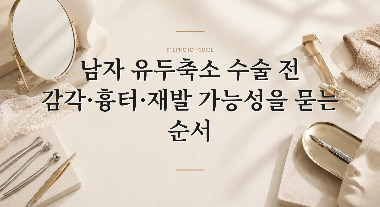 남자 유두축소 수술 전 감각·흉터·재발 가능성을 묻는 순서 핵심 정보