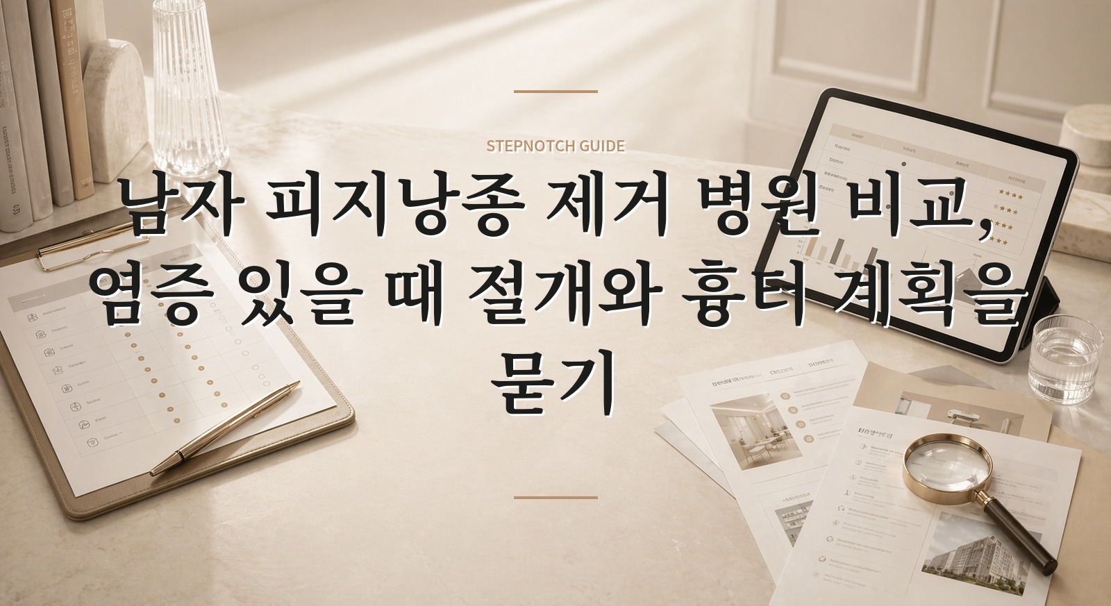 남자 피지낭종 제거 병원 비교, 염증 있을 때 절개와 흉터 계획을 묻기 핵심 정보