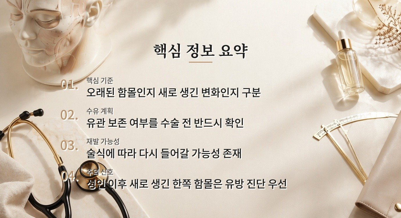 함몰유두 교정 전 수유 계획과 재발 가능성을 함께 확인할 항목 비교 가이드