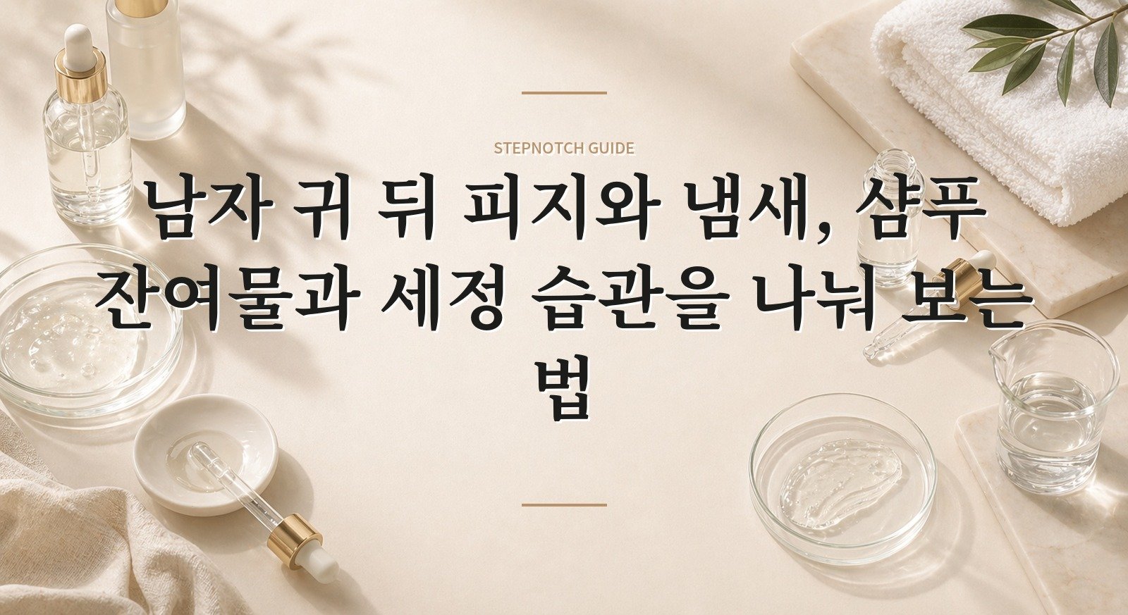 남자 귀 뒤 피지와 냄새, 샴푸 잔여물과 세정 습관을 나눠 보는 법 핵심 정보