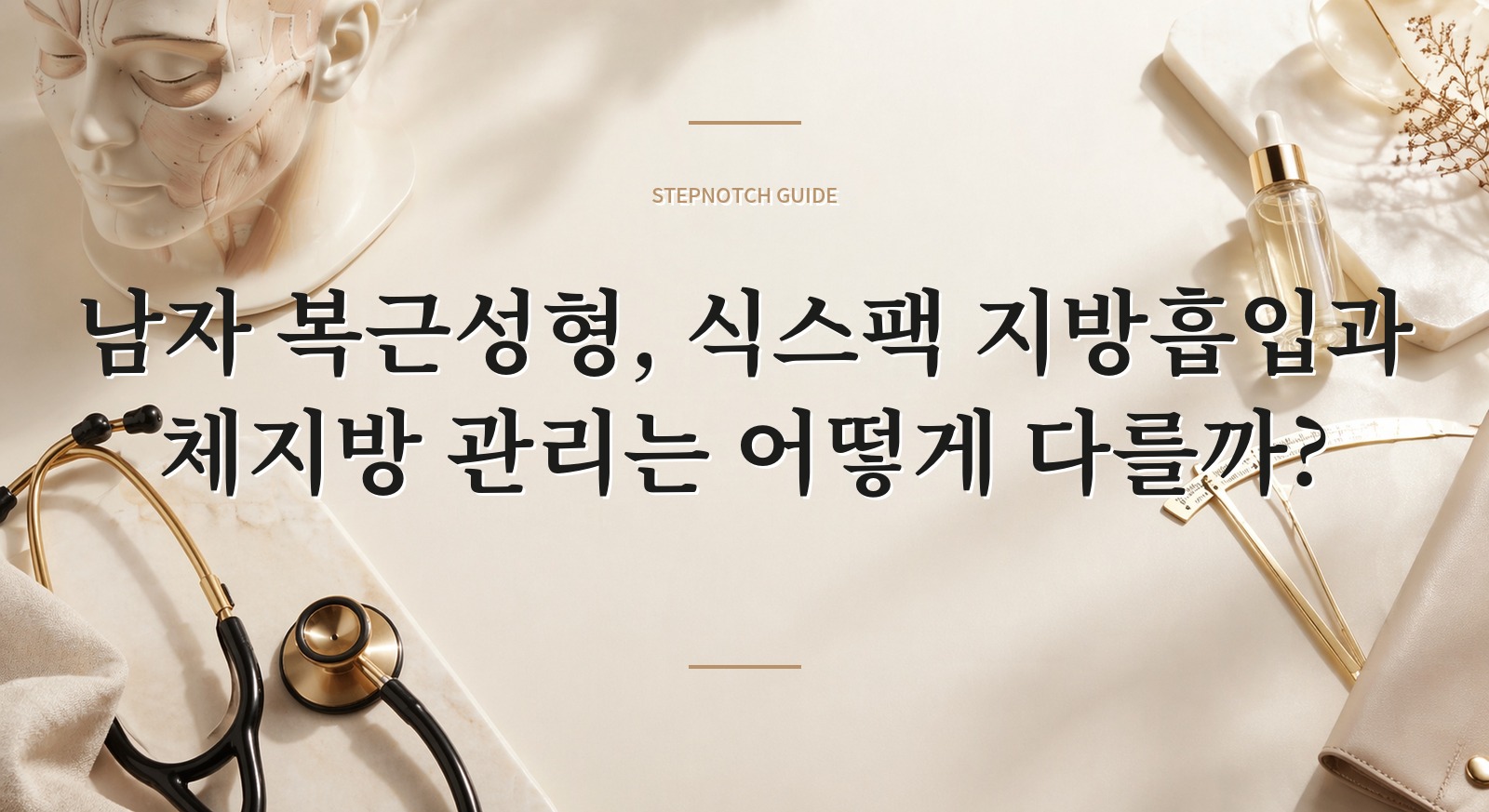 남자 복근성형, 식스팩 지방흡입과 체지방 관리는 어떻게 다를까?