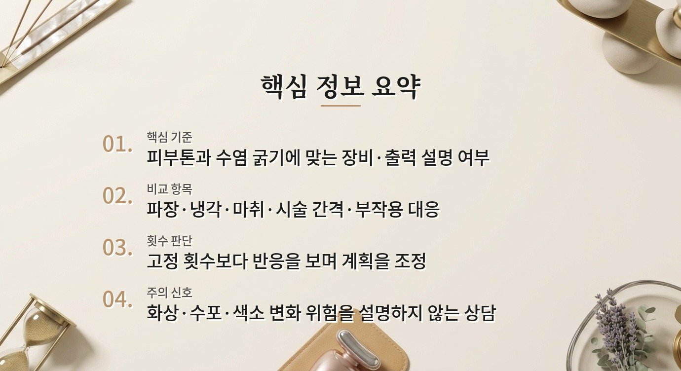 남자 수염 레이저제모 병원, 횟수보다 피부톤·모발 굵기·장비 파장을 보는 이유 비교 가이드