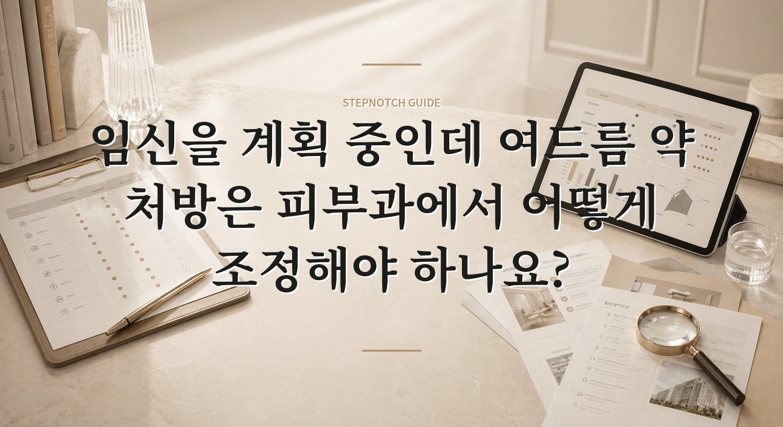 임신을 계획 중인데 여드름 약 처방은 피부과에서 어떻게 조정해야 하나요? 핵심 정보