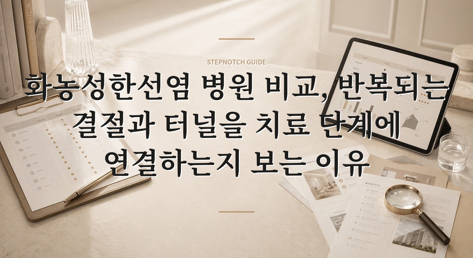 화농성한선염 병원 비교, 반복되는 결절과 터널을 치료 단계에 연결하는지 보는 이유 핵심 정보