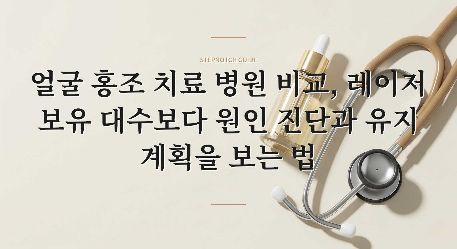 얼굴 홍조 치료 병원 비교, 레이저 보유 대수보다 원인 진단과 유지 계획을 보는 법 핵심 정보