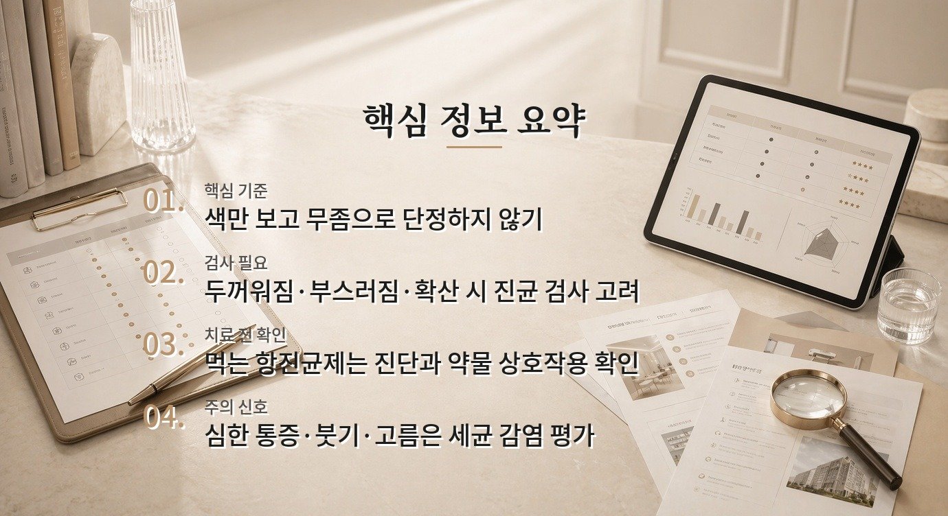 젤네일을 지운 뒤 발톱이 누렇게 변했는데 피부과에서 무좀 검사를 받아야 하나요? 비교 가이드