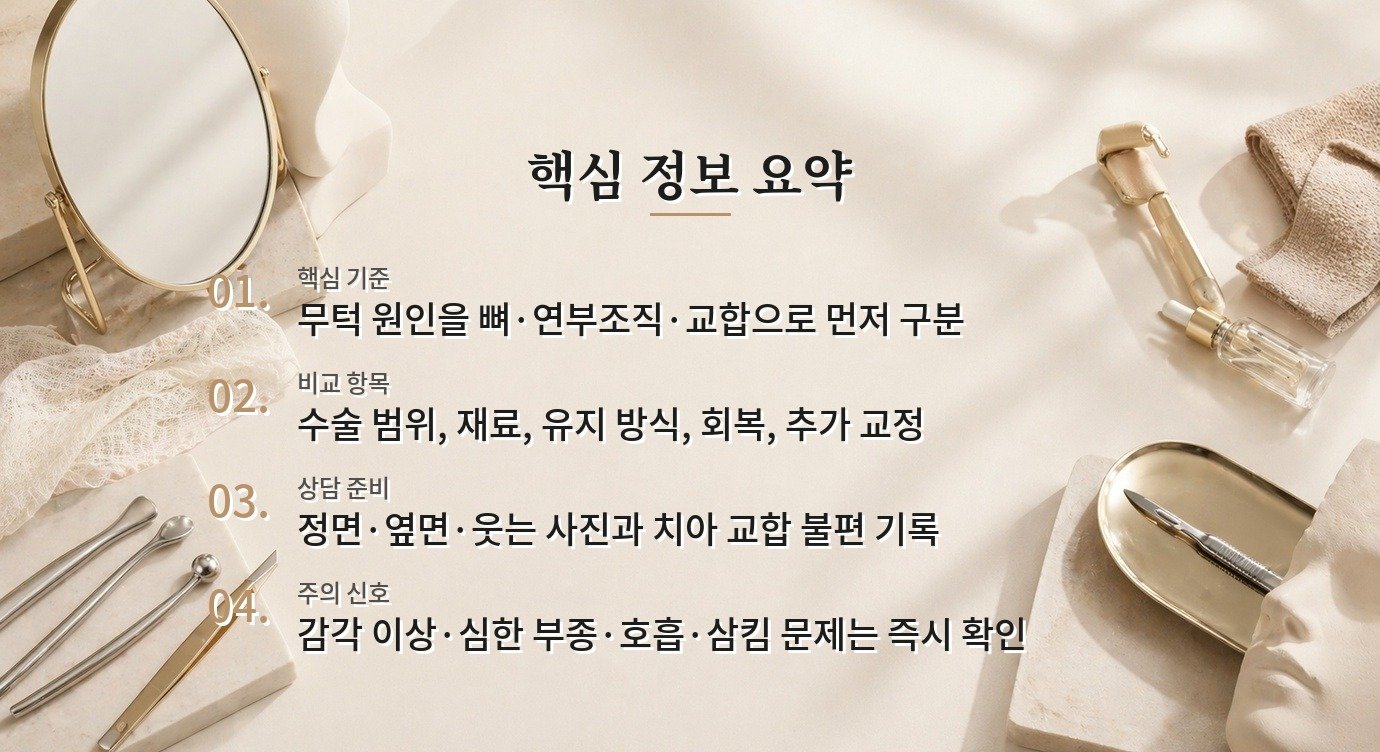 남자 무턱 교정, 턱끝 전진술·보형물·필러의 차이와 선택 포인트 비교 가이드