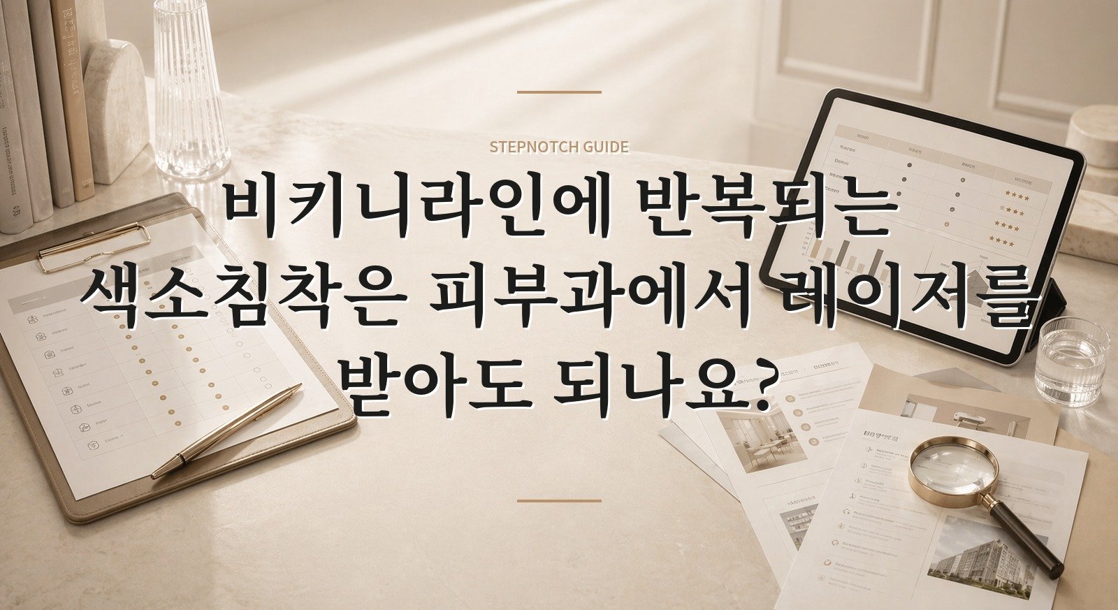 비키니라인에 반복되는 색소침착은 피부과에서 레이저를 받아도 되나요? 핵심 정보