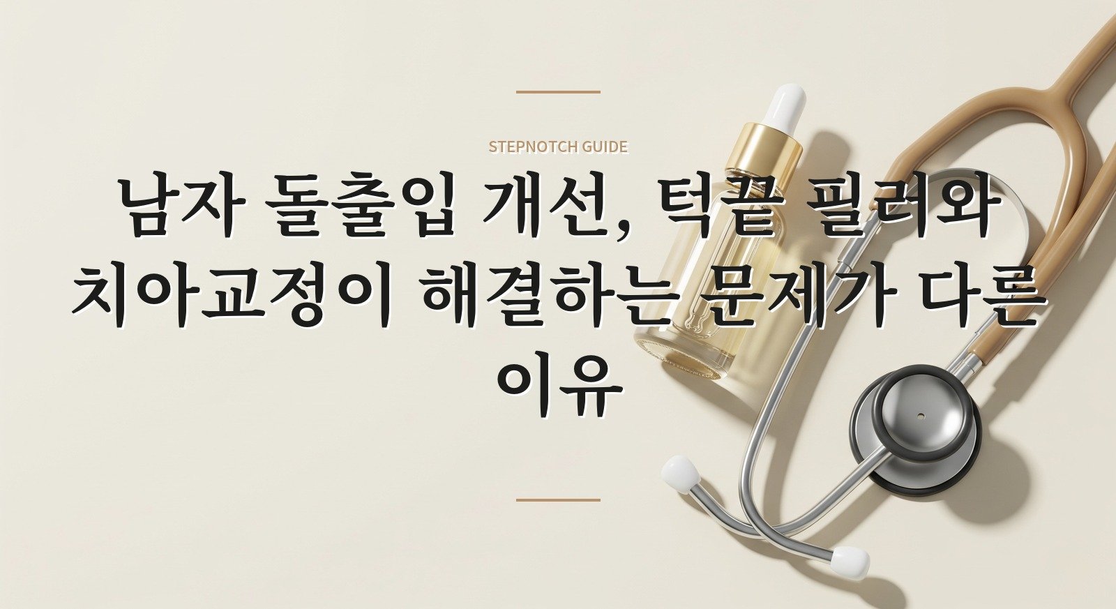 남자 돌출입 개선, 턱끝 필러와 치아교정이 해결하는 문제가 다른 이유 핵심 정보