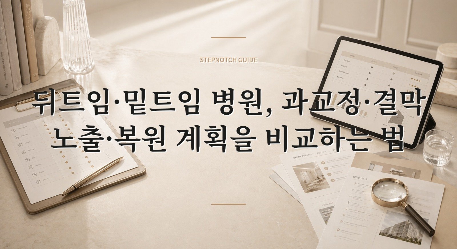 뒤트임·밑트임 병원, 과교정·결막 노출·복원 계획을 비교하는 법 핵심 정보