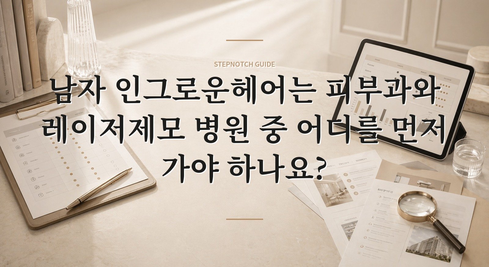 남자 인그로운헤어는 피부과와 레이저제모 병원 중 어디를 먼저 가야 하나요? 핵심 정보