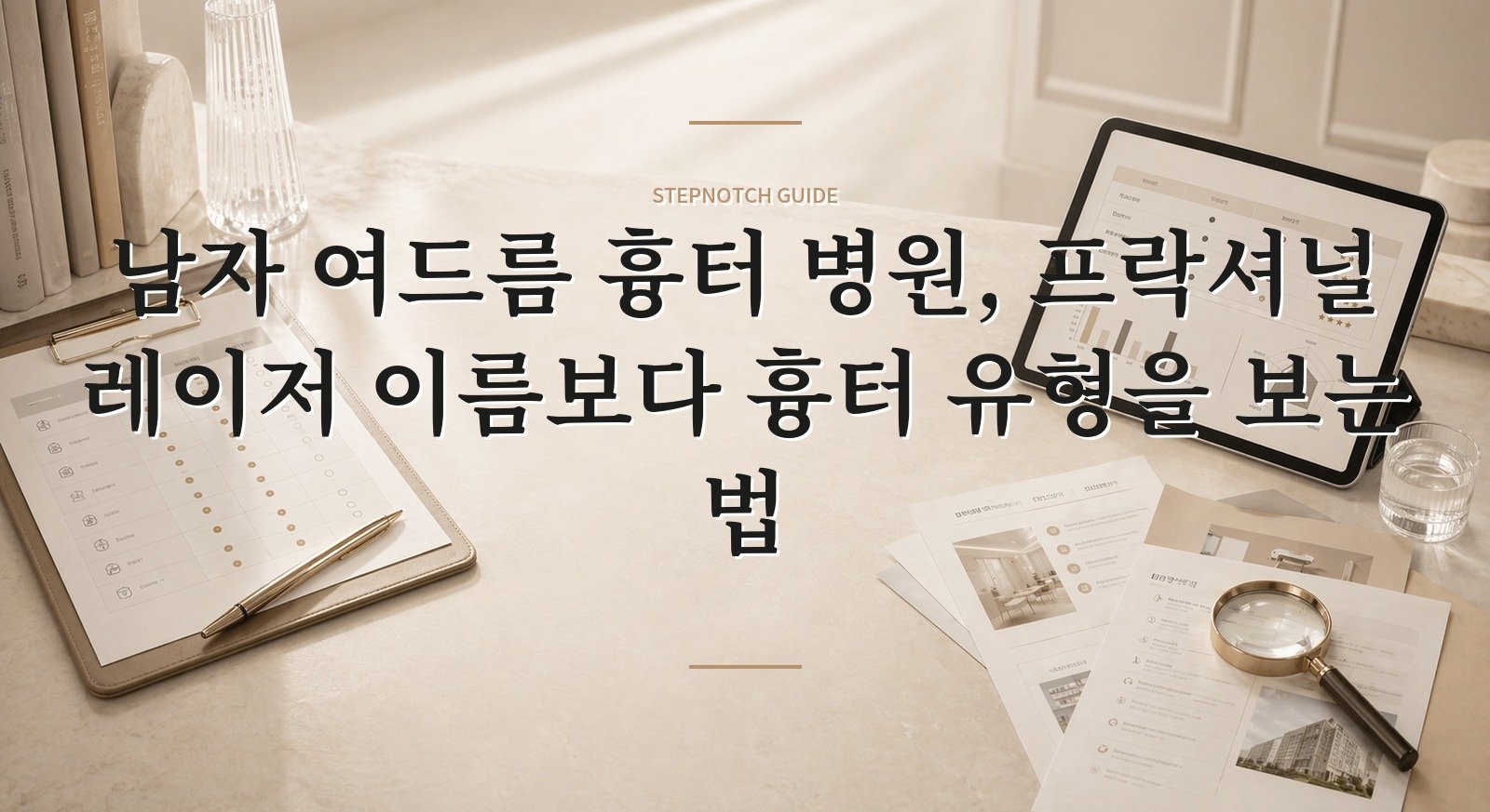 남자 여드름 흉터 병원, 프락셔널 레이저 이름보다 흉터 유형을 보는 법 핵심 정보