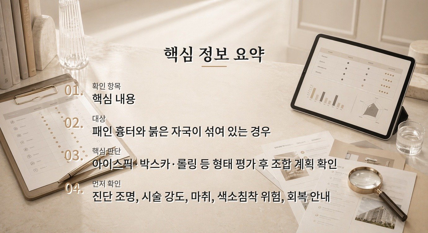 남자 여드름 흉터 병원, 프락셔널 레이저 이름보다 흉터 유형을 보는 법 비교 가이드