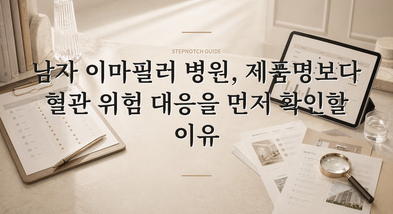 남자 이마필러 병원, 제품명보다 혈관 위험 대응을 먼저 확인할 이유 핵심 정보