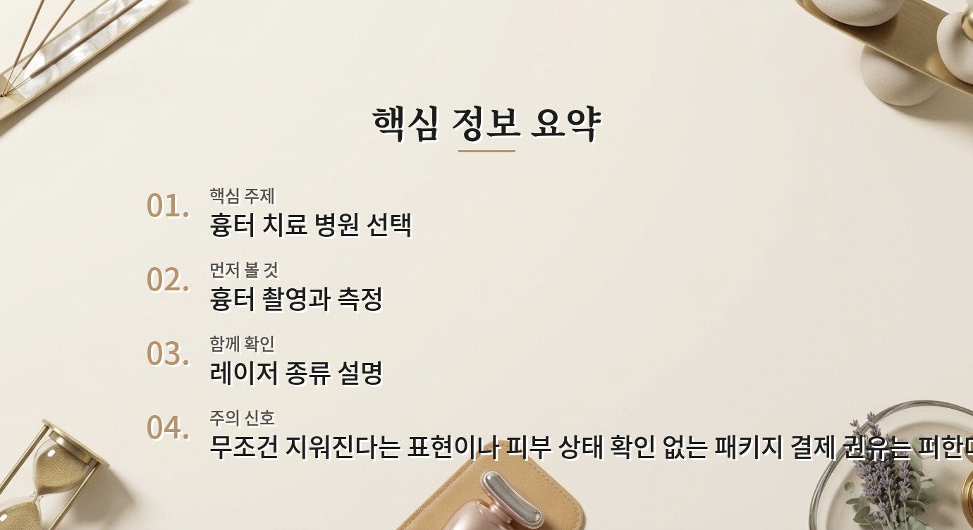 남자 수술 흉터 레이저 병원 비교, 붉은 흉터와 튀어나온 흉터를 나누는 법 비교 가이드