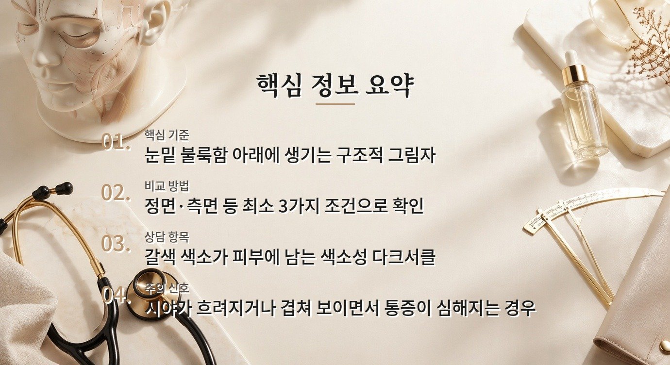 남자 눈밑지방재배치를 하면 다크서클도 같이 좋아지나요? 비교 가이드