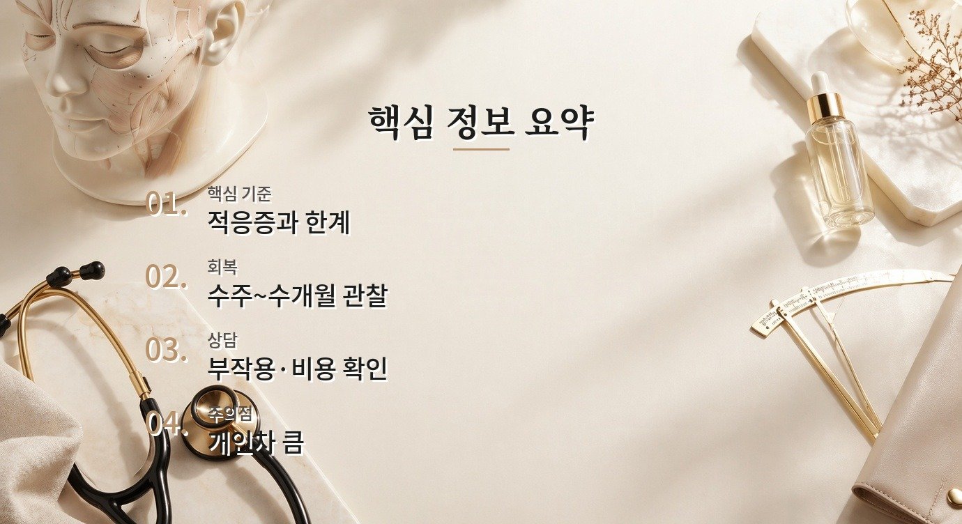 온다 리프팅 결과 안정화 시기와 재평가 기준 핵심 정보