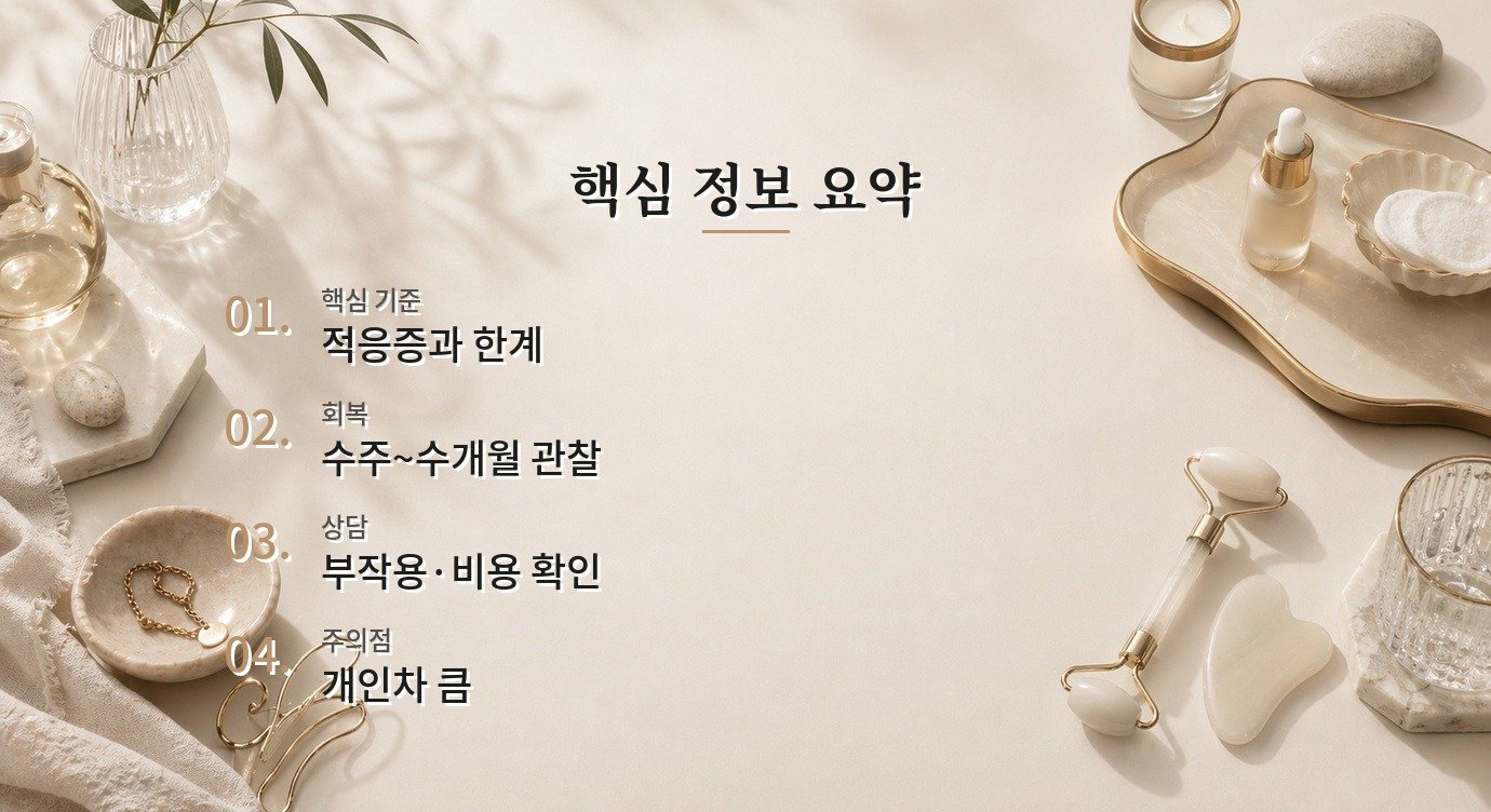 팔뚝 지방흡입 상담 전 확인할 질문과 선택 기준 핵심 정보