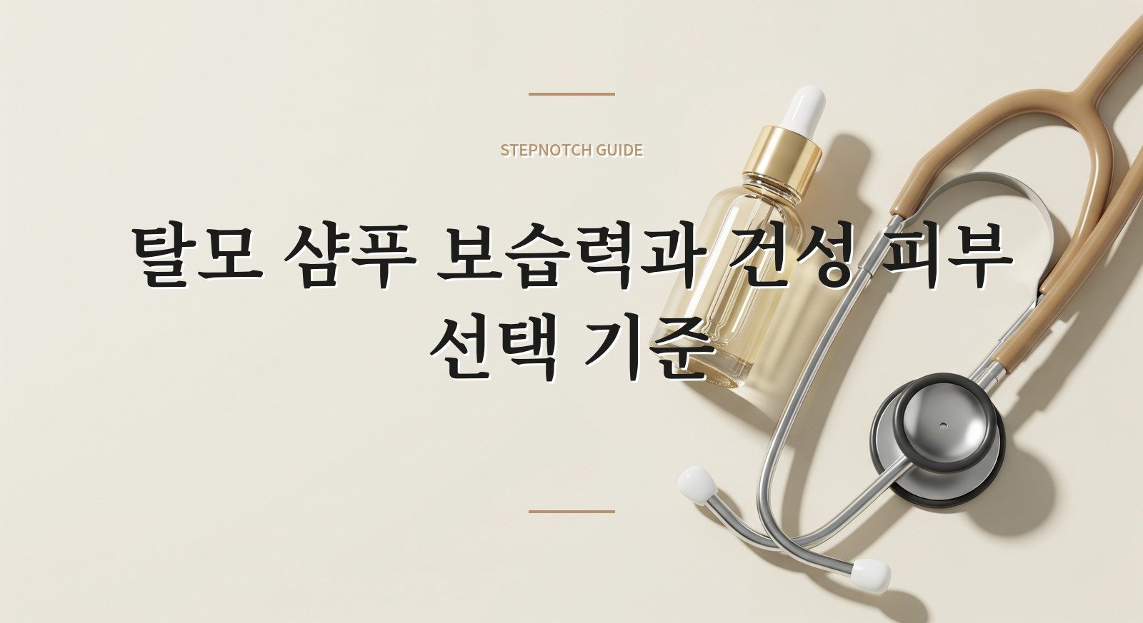 탈모 샴푸 보습력과 건성 피부 선택 기준 대표 이미지